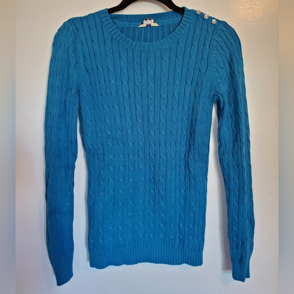 Small Denver Hayes Cableknit Sweater